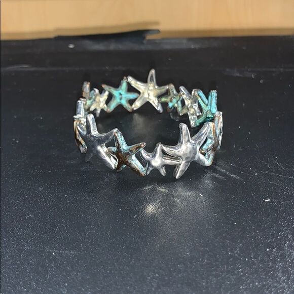 Rustic Starfish Stretch Bracelet  - Picture 1 of 4